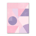 pastel purple minimalist art gallery wall canvas posters for room roomtery