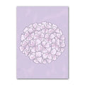pastel purple minimalist art gallery wall canvas posters for room roomtery