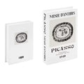 picasso minimalist print fake book storage box