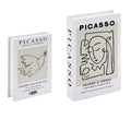 picasso minimalist print fake book storage box