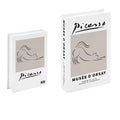 picasso minimalist print fake book storage box