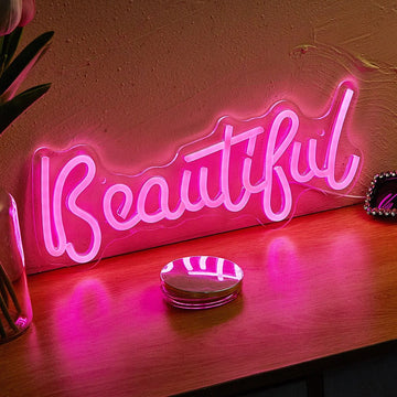 Pink Beautiful LED Neon Sign