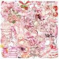 coquette aesthetic pastel pink color palette aesthetic girly cute sticker pack