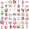 pink coquette aesthetic sticker pack