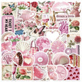 pink coquette aesthetic sticker pack