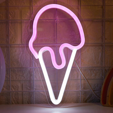 Pink Ice Cream LED Neon Sign