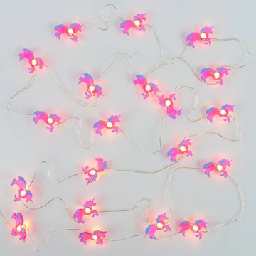 Pink Unicorn Fairy String Lights