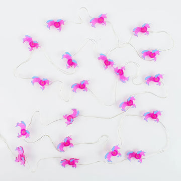 Pink Unicorn Fairy String Lights