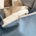 plaid pattern aesthetic duvet cover and shams set with bed sheet bedding set by roomtery