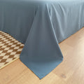 plaid pattern aesthetic duvet cover and shams set with bed sheet bedding set by roomtery