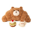 Bear-Croissant with Coffee & Cake Plush Toy