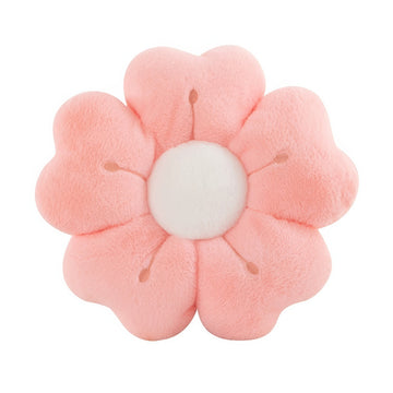 plush faux fur flower-shaped aesthetic throw pillow cushion