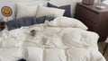 pastel aesthetic solid double color two sided bedding duvet cover set roomtery