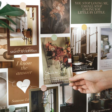 vintage aesthetic quiet life wall collage poster card prints roomtery aesthetic room decor