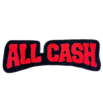 red all cash bright and contrast tufted accent rug in red