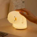 sad gloomy duck bedside night light lamp roomtery