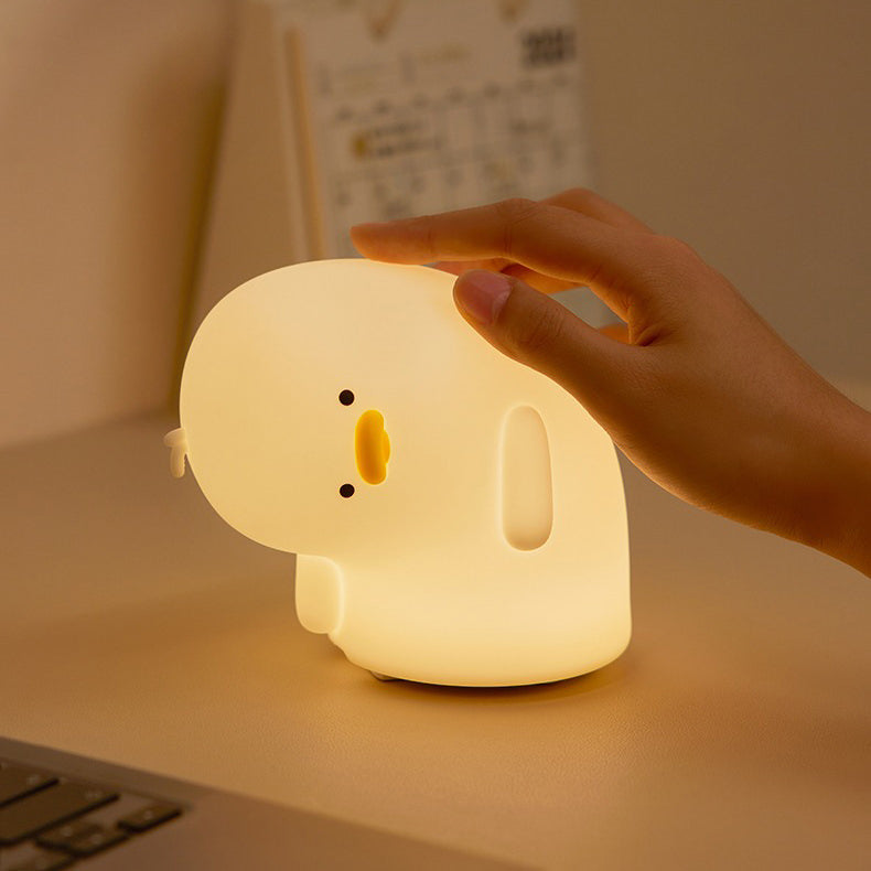 sad gloomy duck bedside night light lamp roomtery