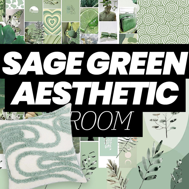 sage green aesthetic room decor