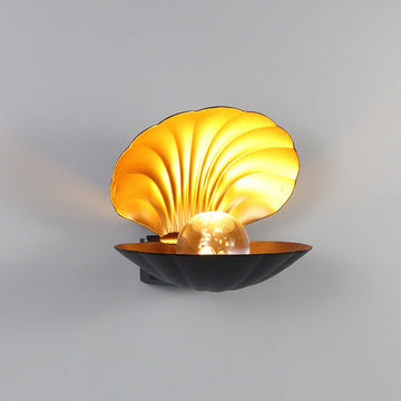 seashell shaped wall lamp night light