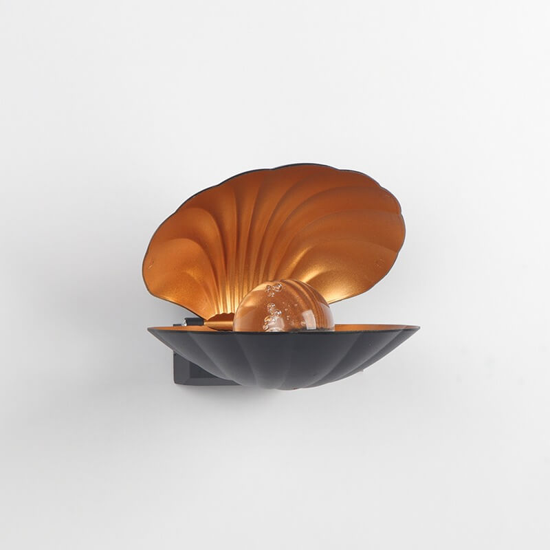 seashell shaped wall lamp night light