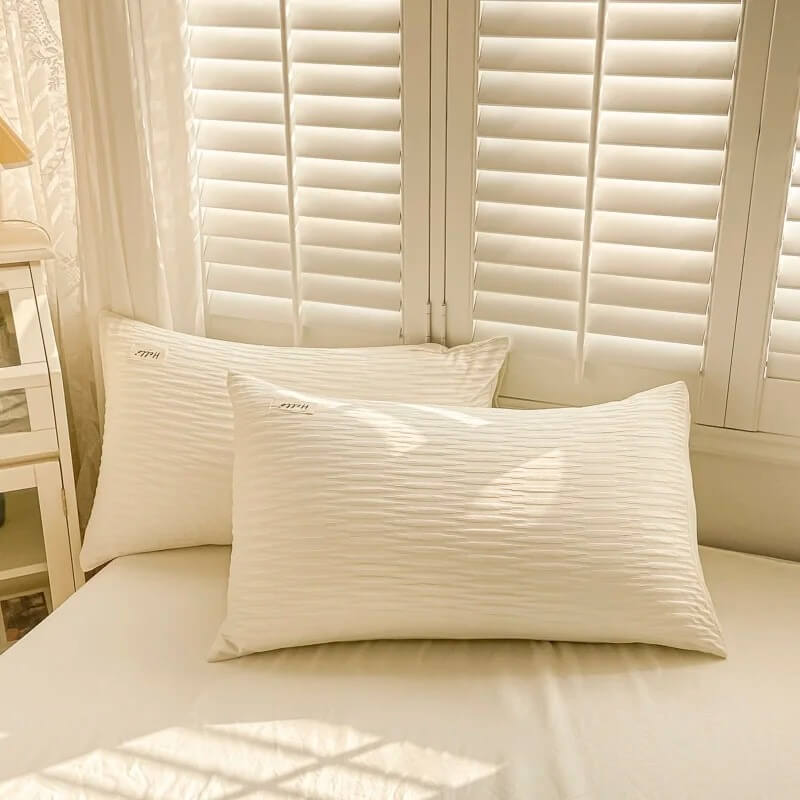 ruffle aesthetic bedding duvet cover set vanilla girl room decor roomtery