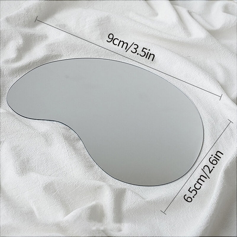 simple shape plain acrylic round mirror roomtery