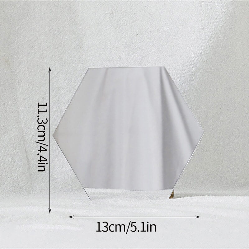 simple shape plain acrylic round mirror roomtery