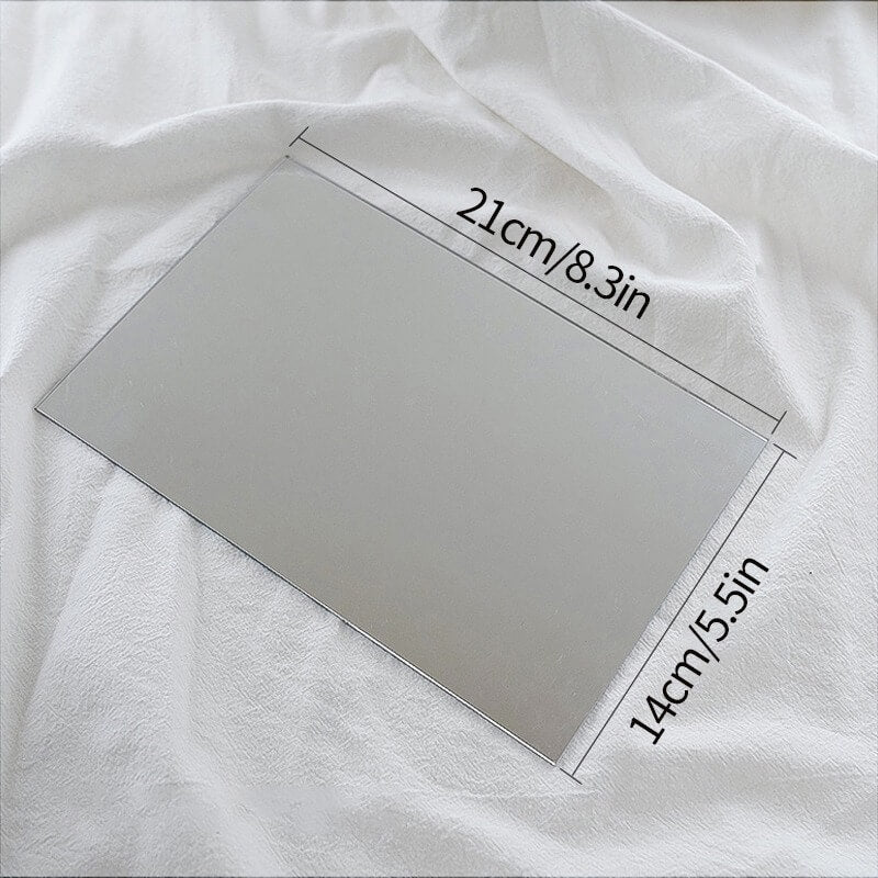 simple shape plain acrylic round mirror roomtery