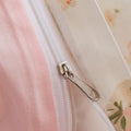 pale pink spring roses print aesthetic bedding duvet cover set