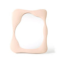 irregular squiggly aesthetic makeup table mirror roomtery