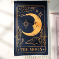 the moon tarot aesthetic wall hanging tapestry