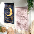the sun tarot aesthetic wall hanging tapestry