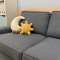 sun and moon shaped cute soft plush throw cushions roomtery