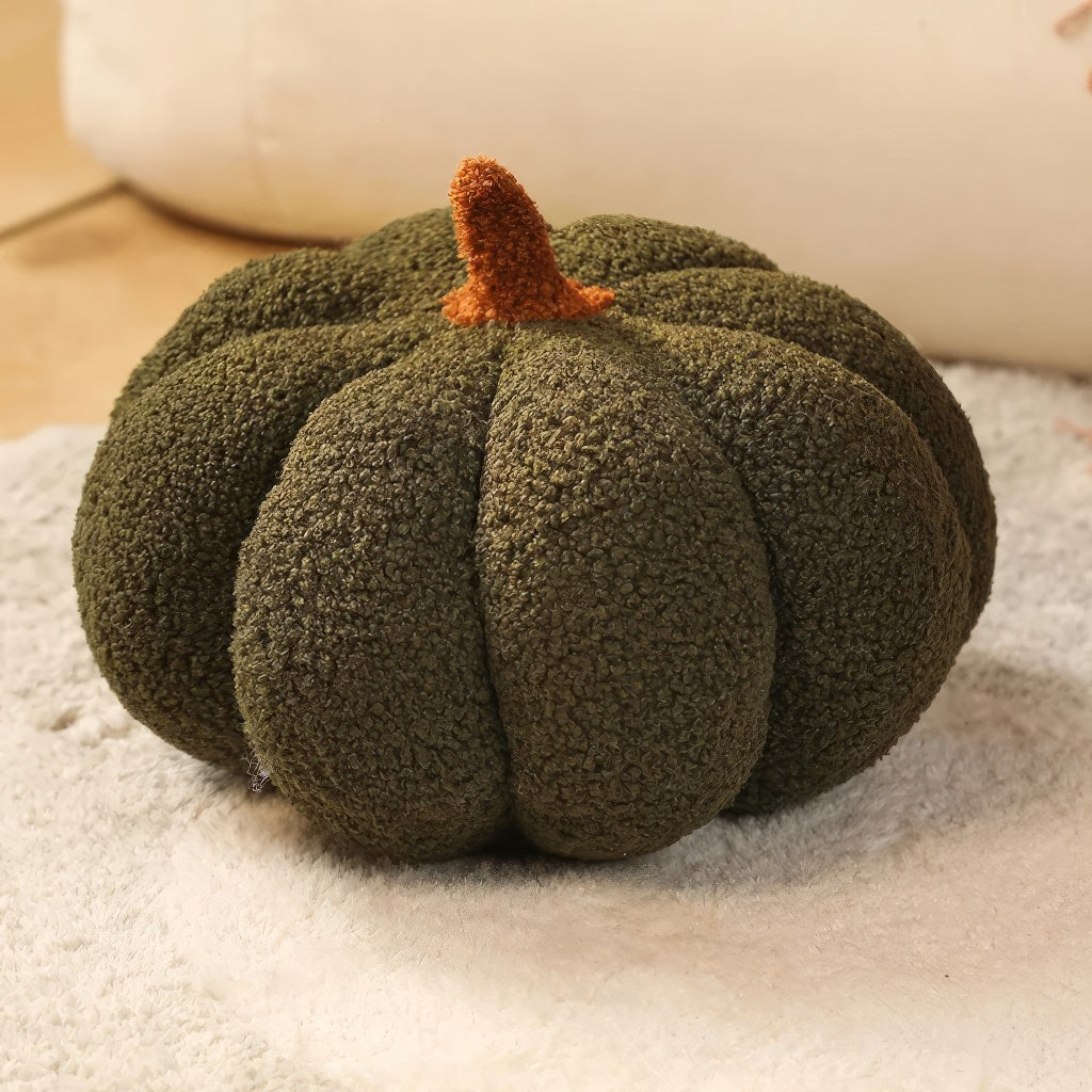 terry pumpkin decorative fall aesthetic throw pillow cushion