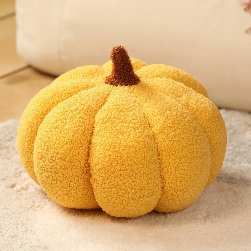 terry pumpkin decorative fall aesthetic throw pillow cushion
