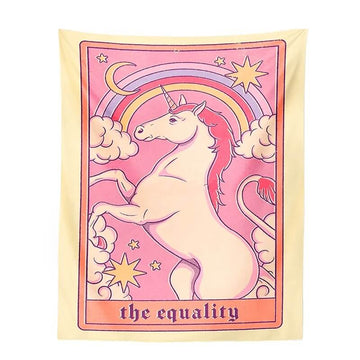 The Rainbow Unicorn Tapestry