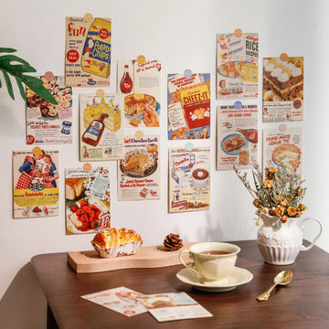 Vintage Sweets Posters Wall Collage Cards