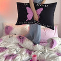 vintage butterflies coquette print y2k aesthetic bedding duvet cover set roomtery room decor