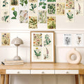 vintage cottagecore aesthetic floral print wall collage cards kit