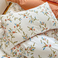 vintage aesthetic bedding duvet cover set red berries print roomtery bedroom decor