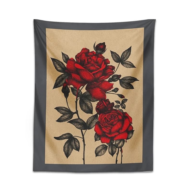 Aesthetic Flowers Retro brown Roses grunge stylish vaporwave