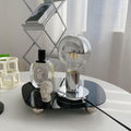 vintage desk lamp silver cover bulb decor roomtery