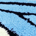 y2k aesthetic room decor blue butterfly throw accent rug roomtery