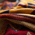 80s aesthetic vintage knitted throw blanket roomtery