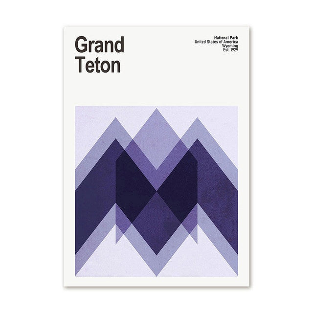 bauhaus abstract modern art park poster and prints wall art hanging decor aesthetic poster roomtery