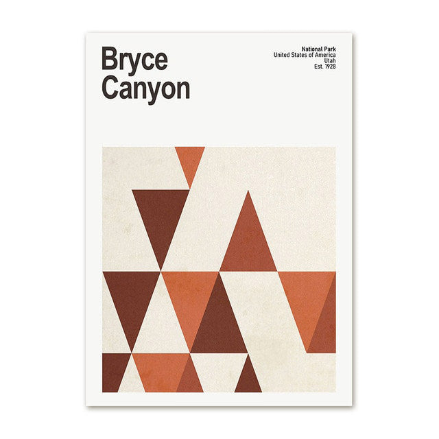 bauhaus abstract modern art park poster and prints wall art hanging decor aesthetic poster roomtery