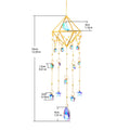 moon and stars glass crystal suncatcher roomtery