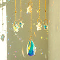 moon and stars glass crystal suncatcher roomtery