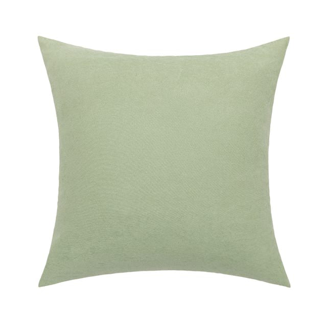 linen leaves embroidery aesthetic cushion cover roomtery