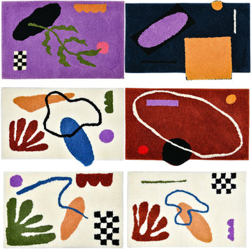 Abstract Shapes Accent Rugs